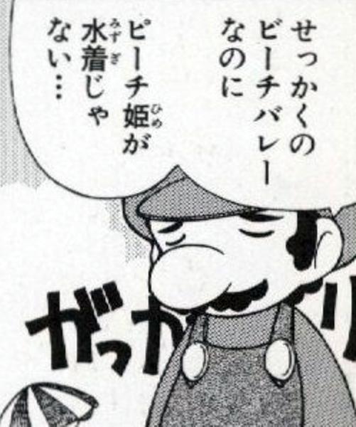 なのになんでルイージとクッパがマイクロビキニとスク水なんだよ 2019年02月15日のイラストのボケ 70290468 ボケて Bokete