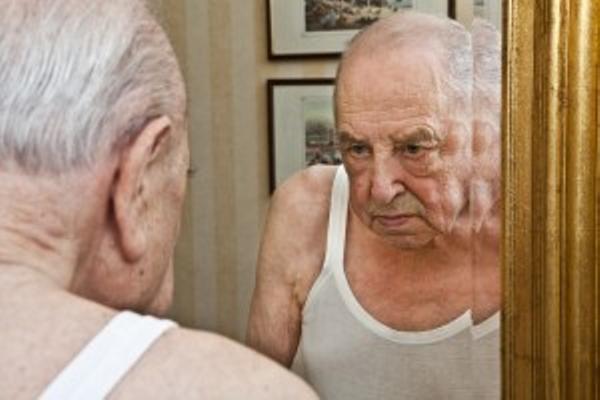 Image result for old man in the mirror