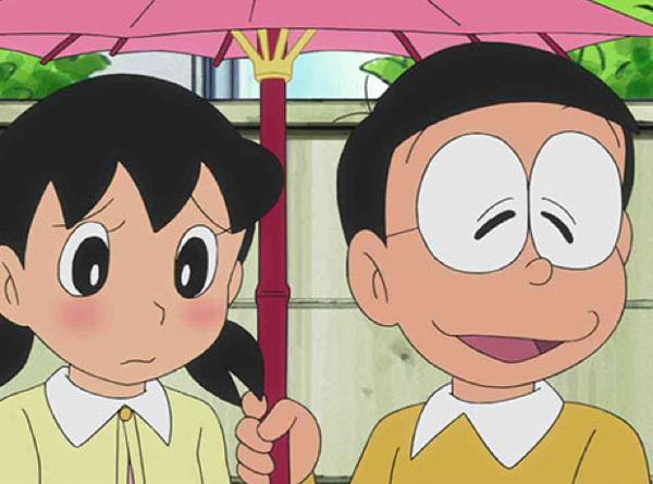 しずかちゃんのスカートで作った特製傘だよ これで雨にはぬれないけど すでにしずかちゃんの下がぬれちゃったみたいげへへへ 16年10月05日のイラストのボケ ボケて Bokete