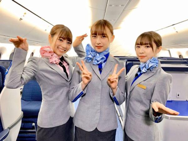 左から 逆ガル翼 V尾翼 V尾翼 低翼配置 客室乗務員へのボケ ボケて Bokete