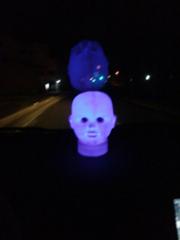 モニタリング幽霊タクシー企画 紫色へのボケ ボケて Bokete