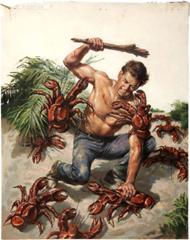 勇者 ヒノキの棒でぐんたいガニに挑むも 防具を装備するのを忘れて瀕死 13年10月11日の人物のボケ ボケて Bokete