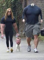 犬顔のひょろい男とごついネーちゃんと人面犬が視えるか そうか よし それが錯覚だ 人間の行為へのボケ ボケて Bokete 犬顔のひょろい男とごついネーちゃんと人面犬が視えるか そうか よし それが錯覚だ 人間の行為へのボケ ボケて Bokete