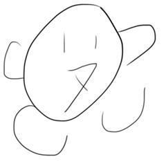 ドラえもんの絵描き歌通りやったらこうなった 頰ひげへのボケ ボケて Bokete