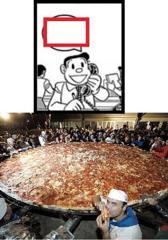 ピザ1億万枚お願いします 焼いた食べ物へのボケ ボケて Bokete