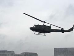 カプコン製ヘリ初着陸の瞬間 ヘリコプターへのボケ ボケて Bokete