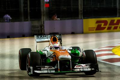 ぼけないけどフォースインディアは渋い レーシングへのボケ[12143434] ボケて（bokete）