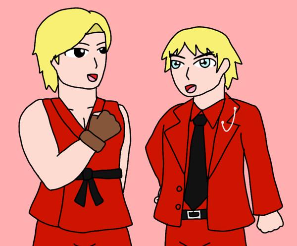 金髪で赤い服つながりで衣装チェンジ 2018年03月22日夕方ごろにルイージファンさんが投稿したお題 ボケて Bokete