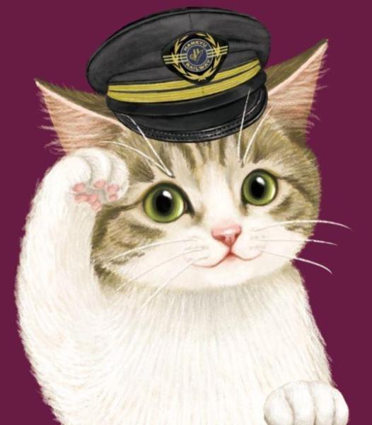 たま駅長など 虐 待ではないかという見方もあったな その分 イラストなら文句も言われまい デュパンさんが 全国のネコ駅長制覇 目指してます W に星を3個つけました ボケて Bokete