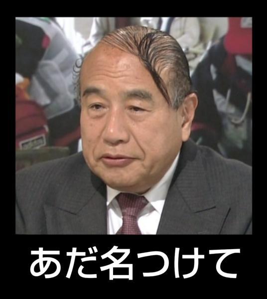 バーコードヘアーでも ないと頭が直射日光で暑いらしいなぁ 寝正亭 漆黒斎さんが しだれ柳型ワイパー に星を3個つけました ボケて Bokete