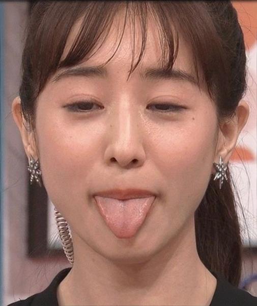 舌射 