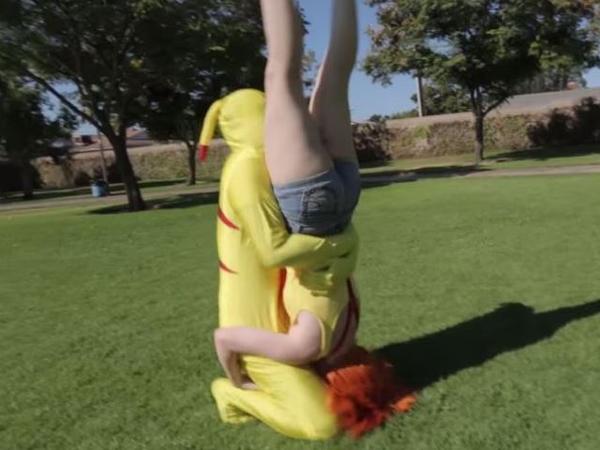 ピカチュウとカスミのコスプレ2 15年11月08日夕方ごろにgさんが投稿したお題 ボケて Bokete